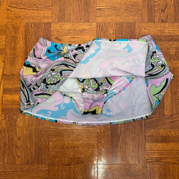 Pucci Inspired Swim Skirt Women's Size XL Brand Sunset - Picture 2 of 3